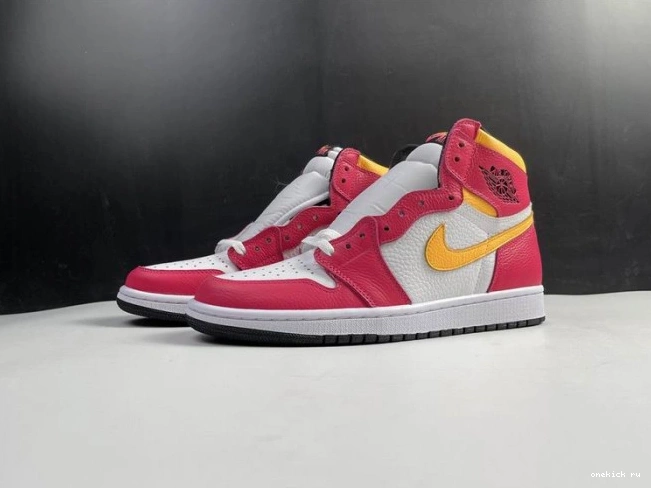Chep Onekick Air Jordan High Red OGLight Fusion 555088-603 1 0709